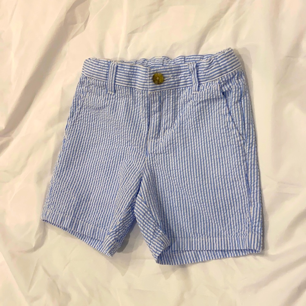 Boys size 3t janie and jack seersucker shorts